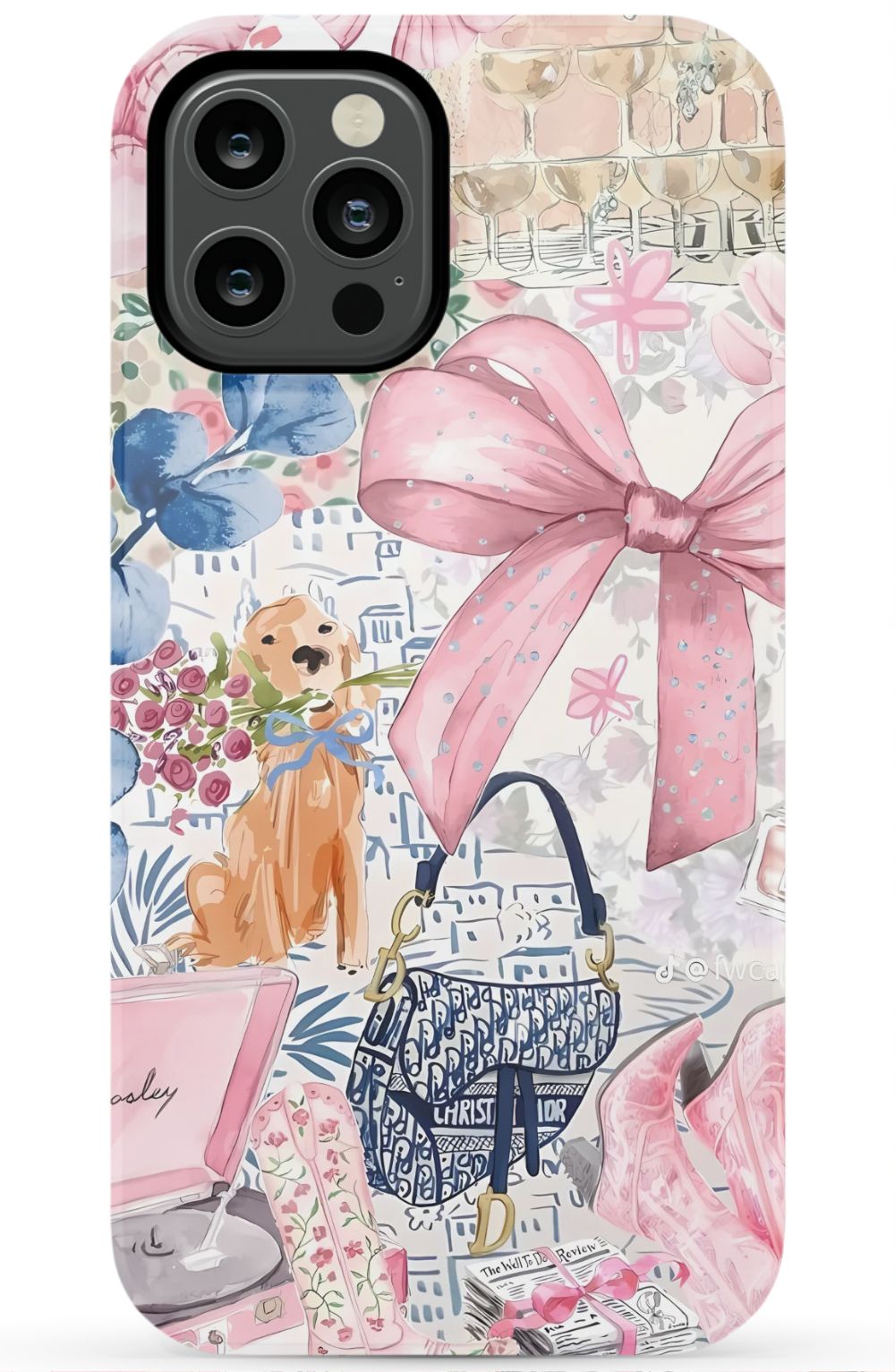 Coquette Collage Phone Case