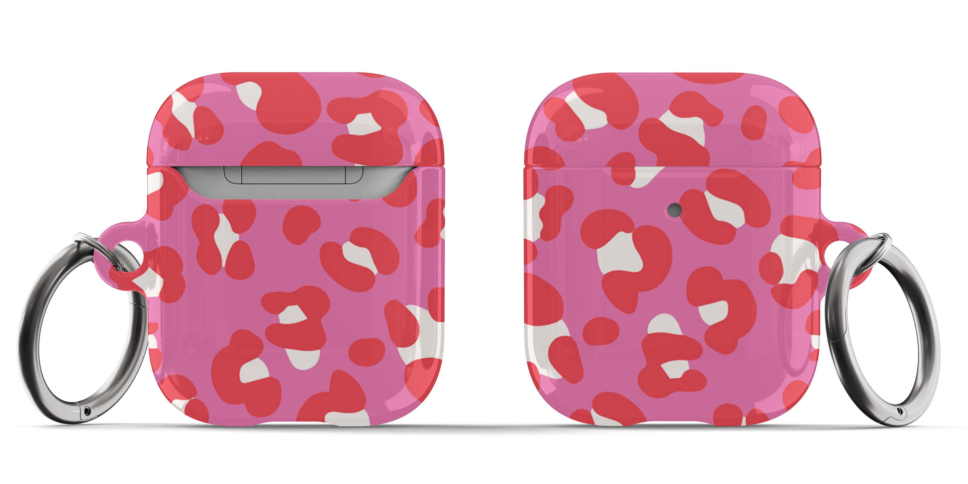 Pink and Red Leopard Airpod Case - daziecases