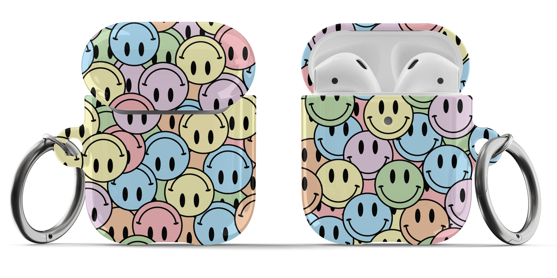 Pastel Happy Faces Airpod Case - daziecases